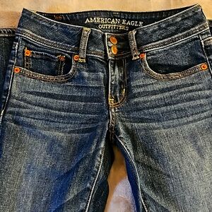 American Eagle Crop Jeans Size 0